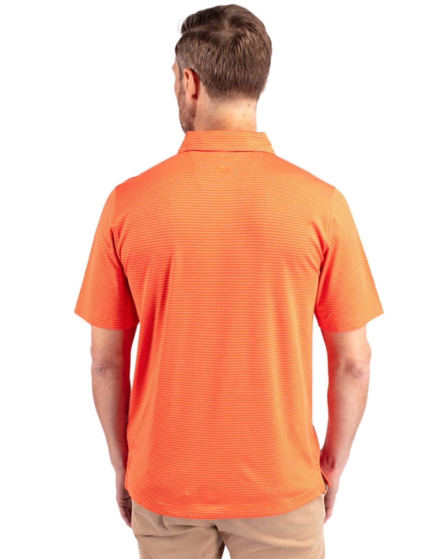 Cutter & Buck - Men's Auburn Tigers Forge Pencil Stripe Polo