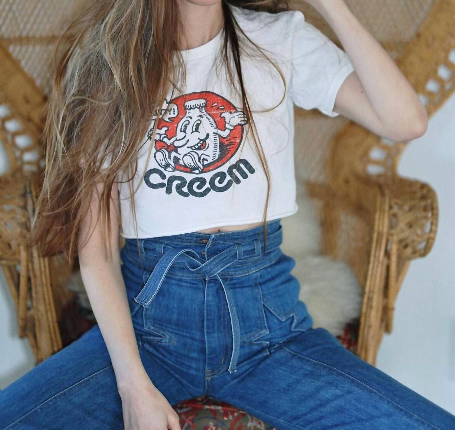 Stoned Immaculate - Star Bell Flare Leg Jeans
