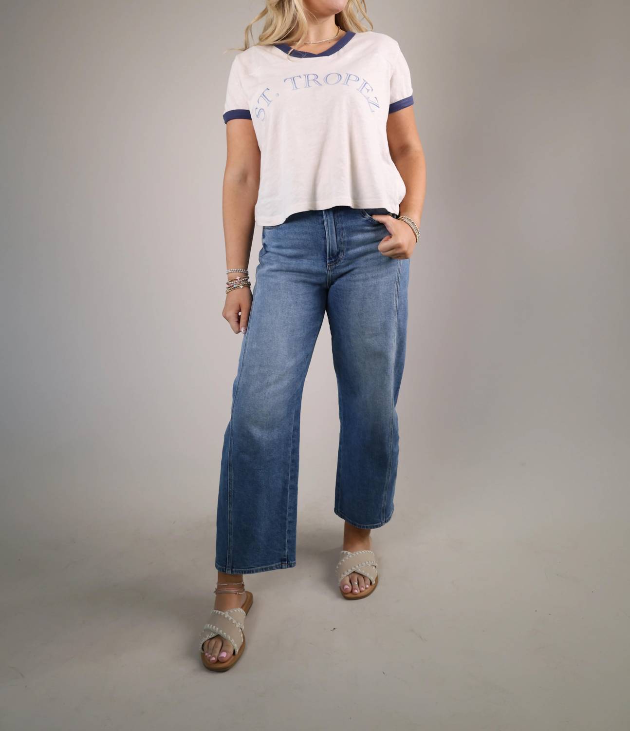 Sundry - Women's St Tropez Rugby Tee