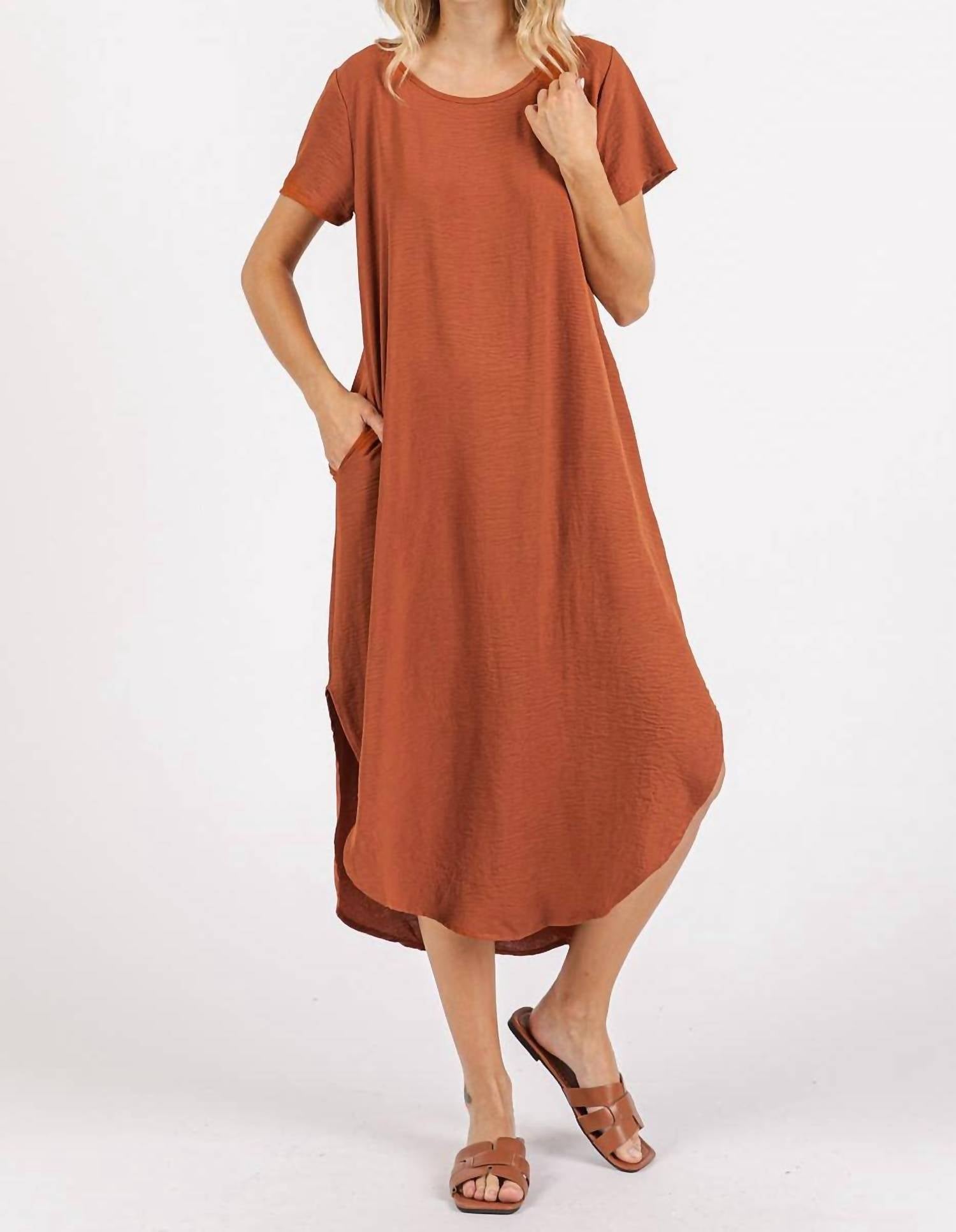 Mittoshop - Belle Short Sleeve Midi Dress