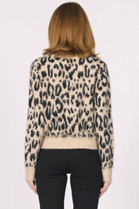 Another Love Mina Sweater in snow leopard - women's sweater - view 4