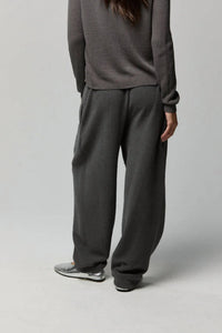 Asher Agnes Boucle Sweatpants in vintage black - women's pants - alternate view