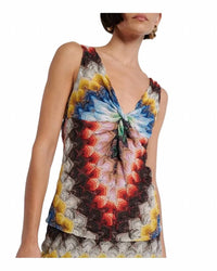 Missoni - Twist Knot Lame Sleeveless Top