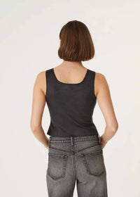 Level99 - Francis Faux Suede Tank