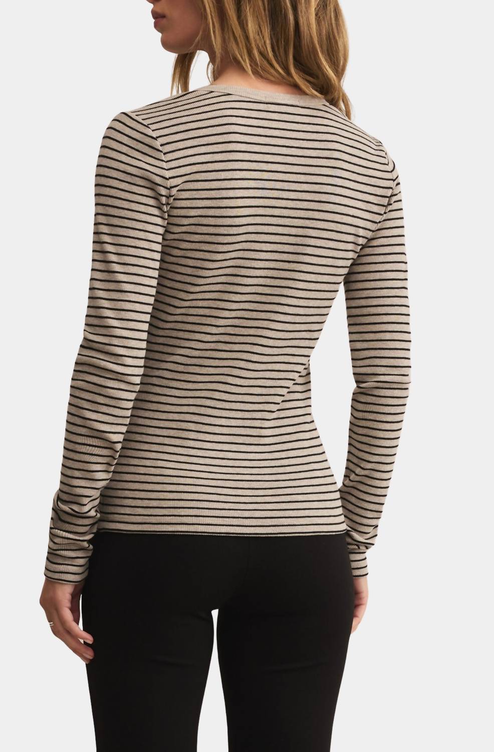 Z Supply - Women's Stella Stripe Henley Top