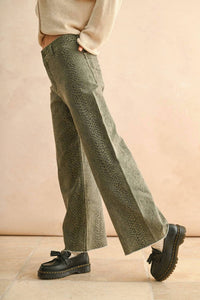 Miou Muse - Snake Print Pants