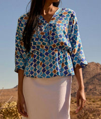 Nic + Zoe - Mosaic Sofia Top