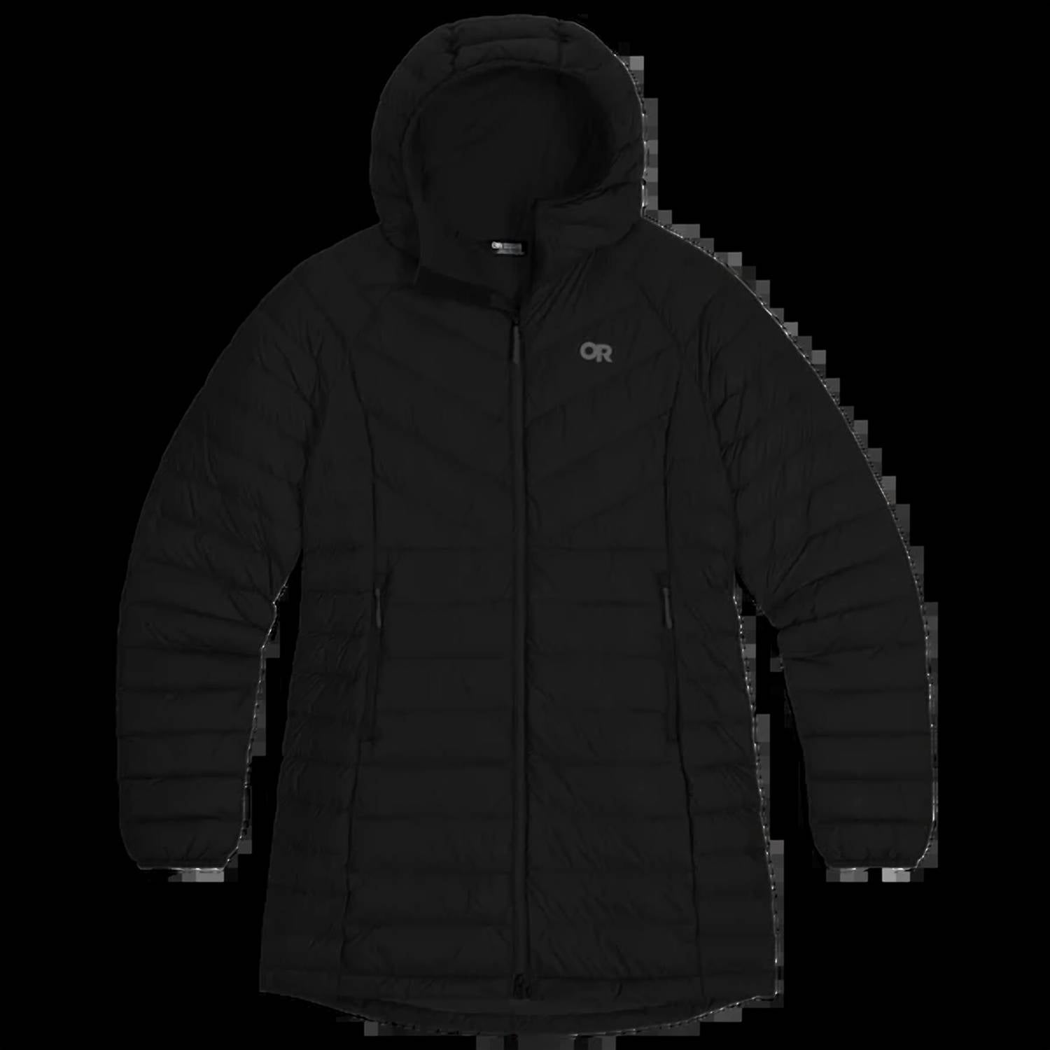 OUTDOOR RESEARCH Transcendent Down Parka Jacket in black - women's jacket - alternate view