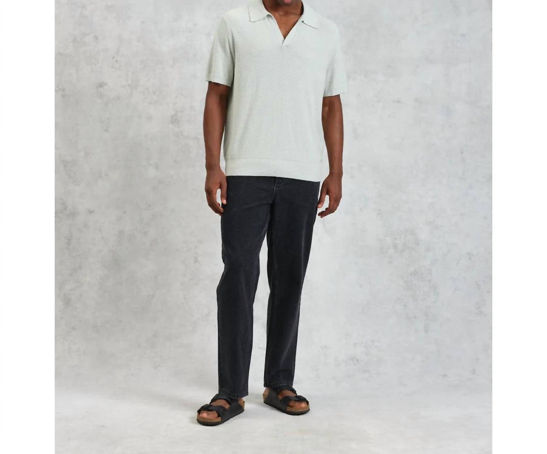 Wax London - Boucle Yarn Sienna Short Sleeve Polo