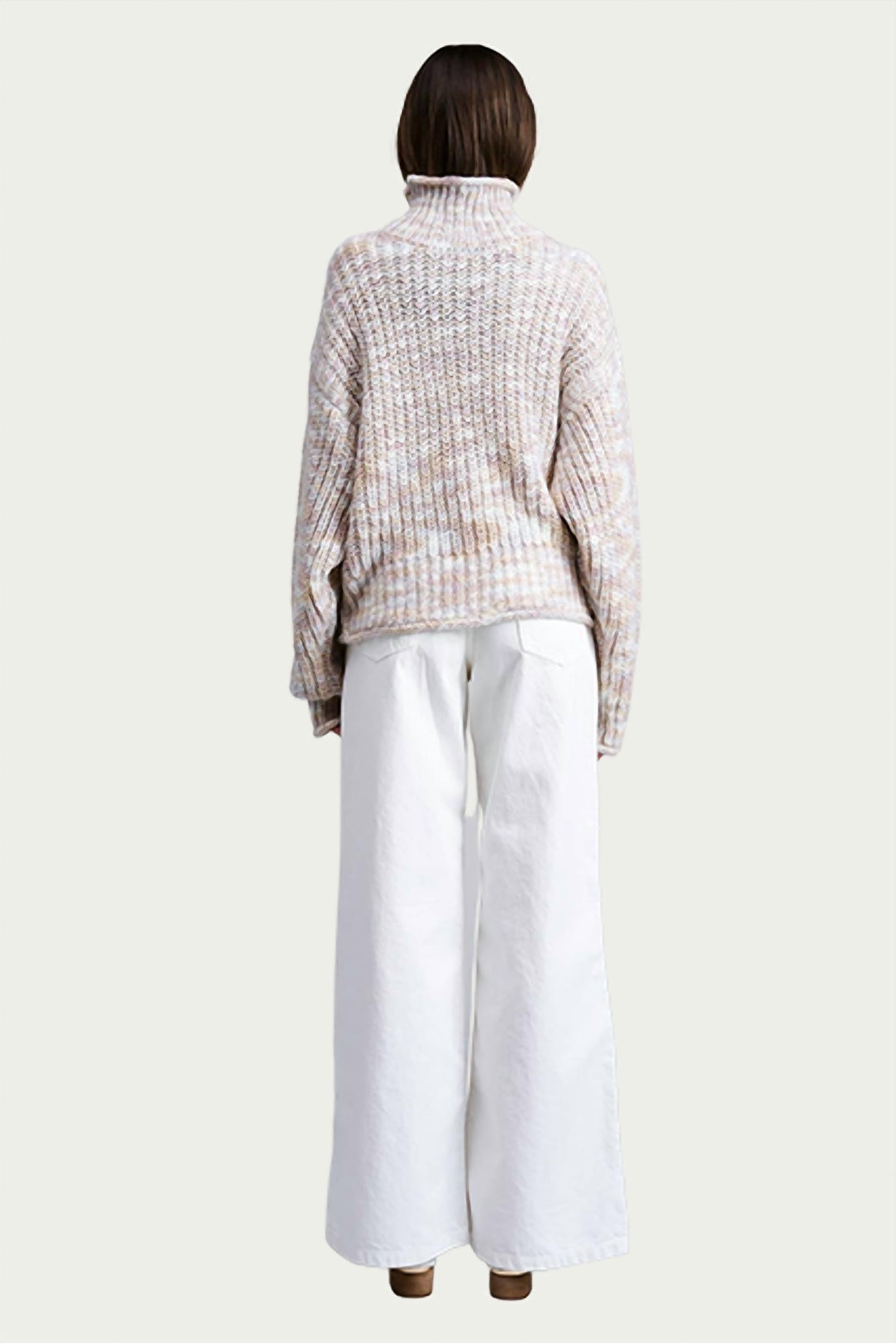 ROADE ROLLED NECK KNIT SWEATER