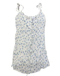 Sky To Moon - Women's Floral Tiered Mini Dress