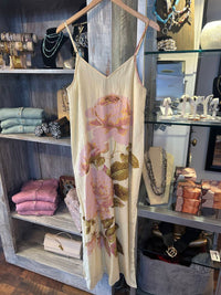 Hem & Thread - Women's Flower Print Camisole Dress