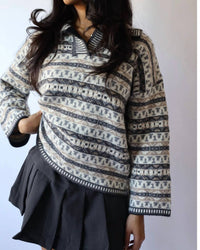 Bailey Rose - Vintage Stripe Pattern Sweater