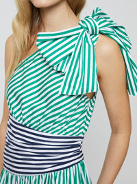 French Connection - Alexis Cotton One Shoulder Dress