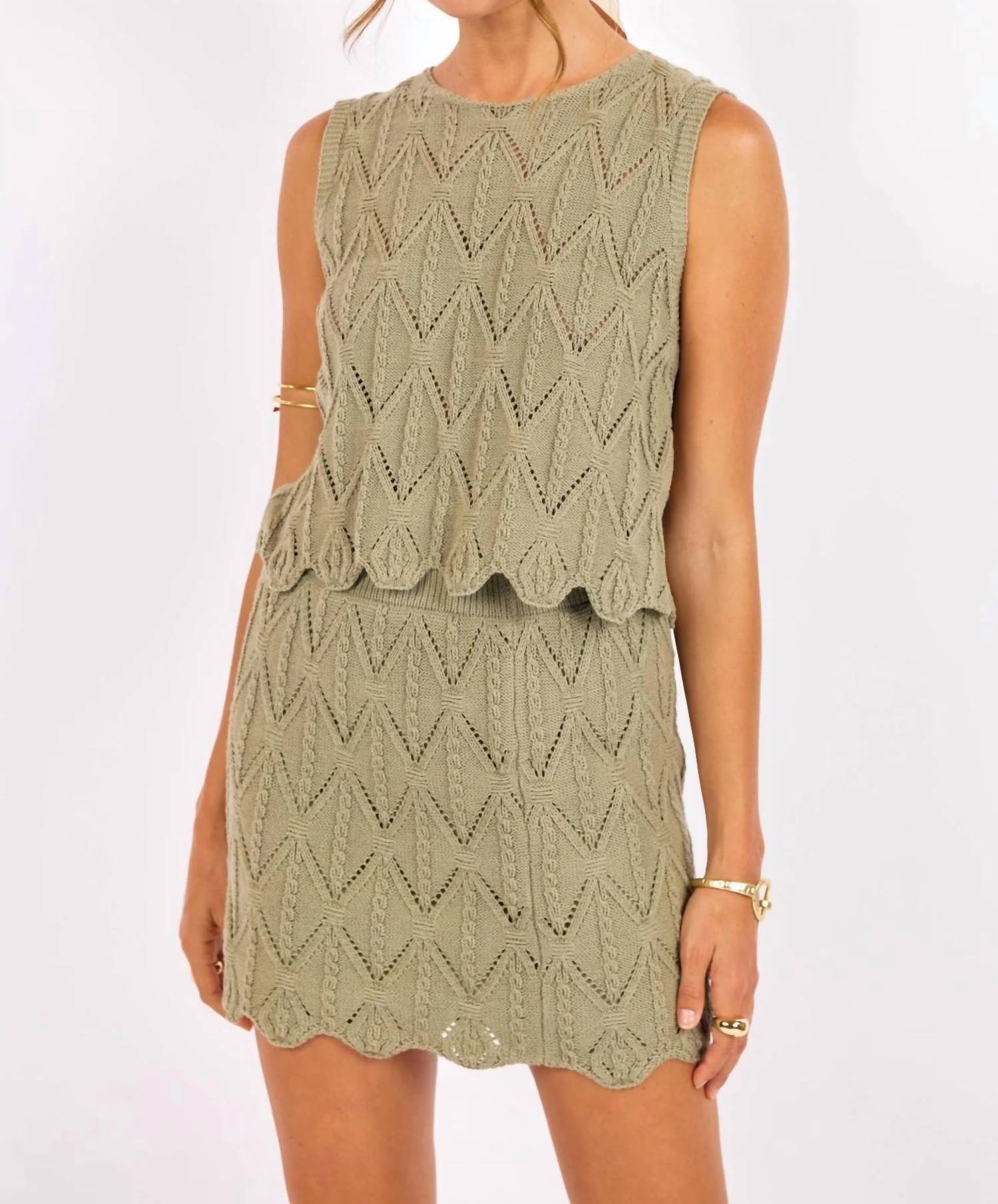 Sage The Label - Succulent Sweater Tank