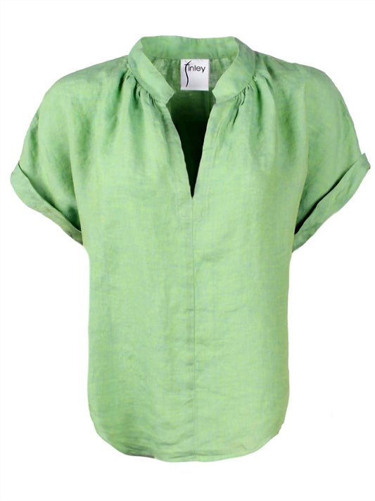 Finley - Women's Jay Crossdye Linen Top