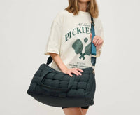 Urban Expressions - Serena Woven Nylon Travel Duffel Weekender Bag