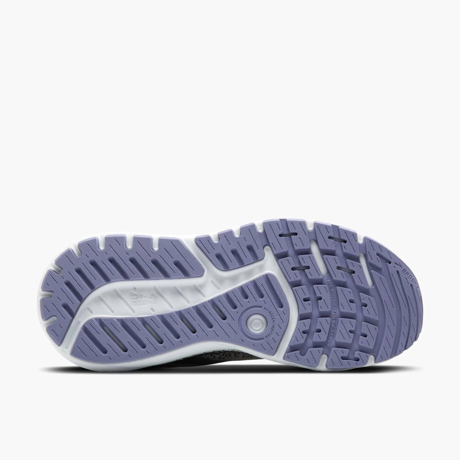 BROOKS Women's Ariel Gts 24 Shoes in mercury ebony sweet lavender - women's shoe - view 6