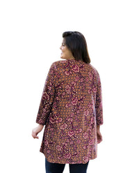 On The Plus Side - Printed Matsin Tunic - Plus