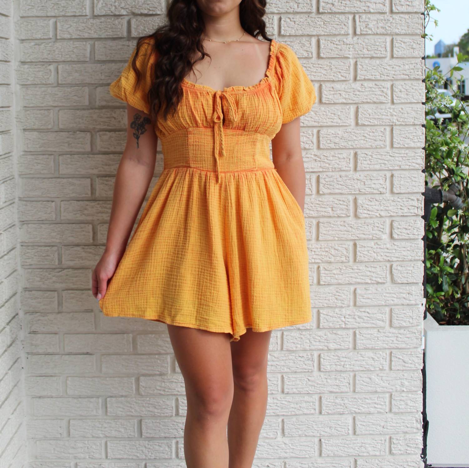 Lily Grace - Washed Romper