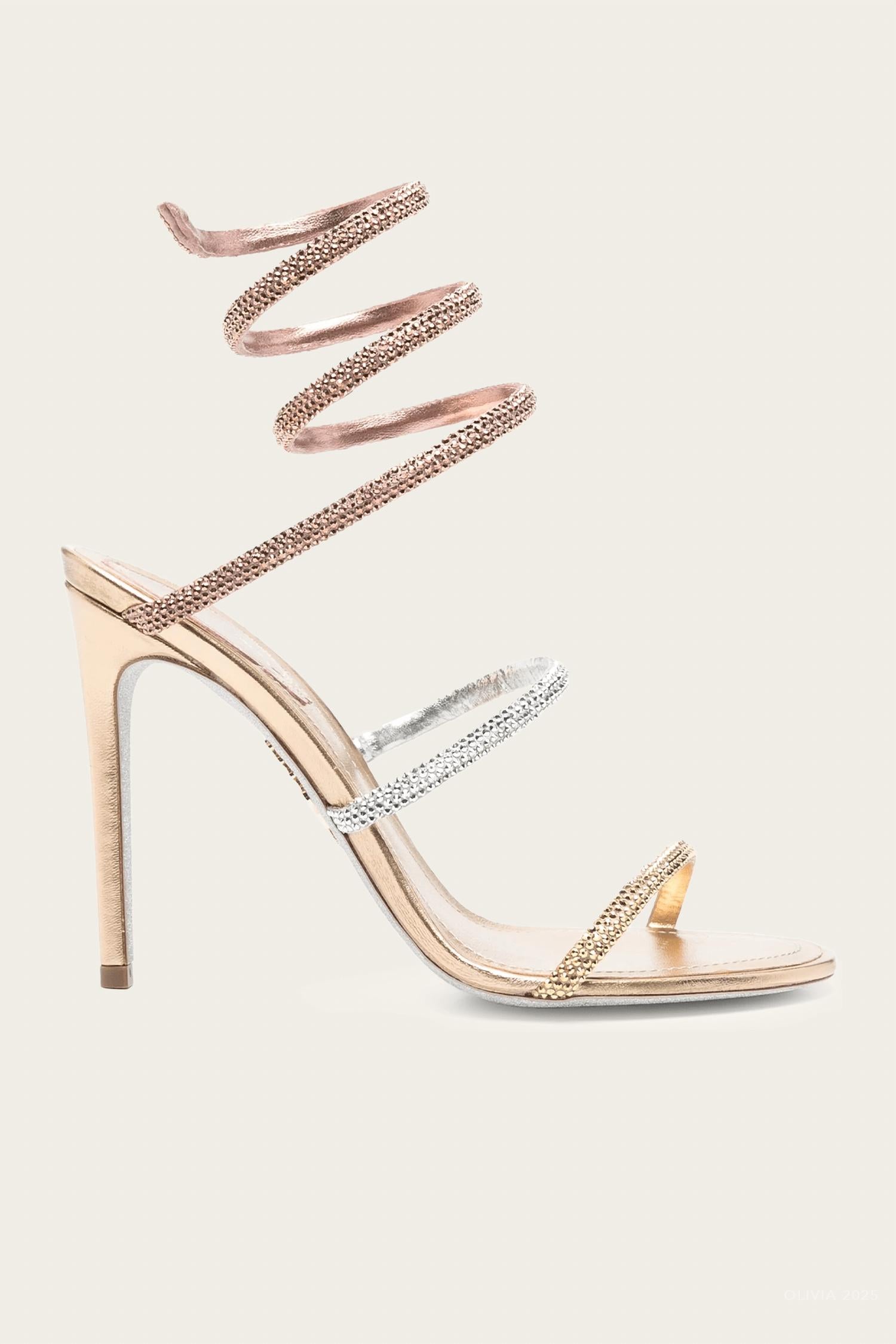 Rene Caovilla - Women's Cleo Tri-tone Sandals