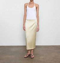 Enza Costa - Lustre Column Skirt