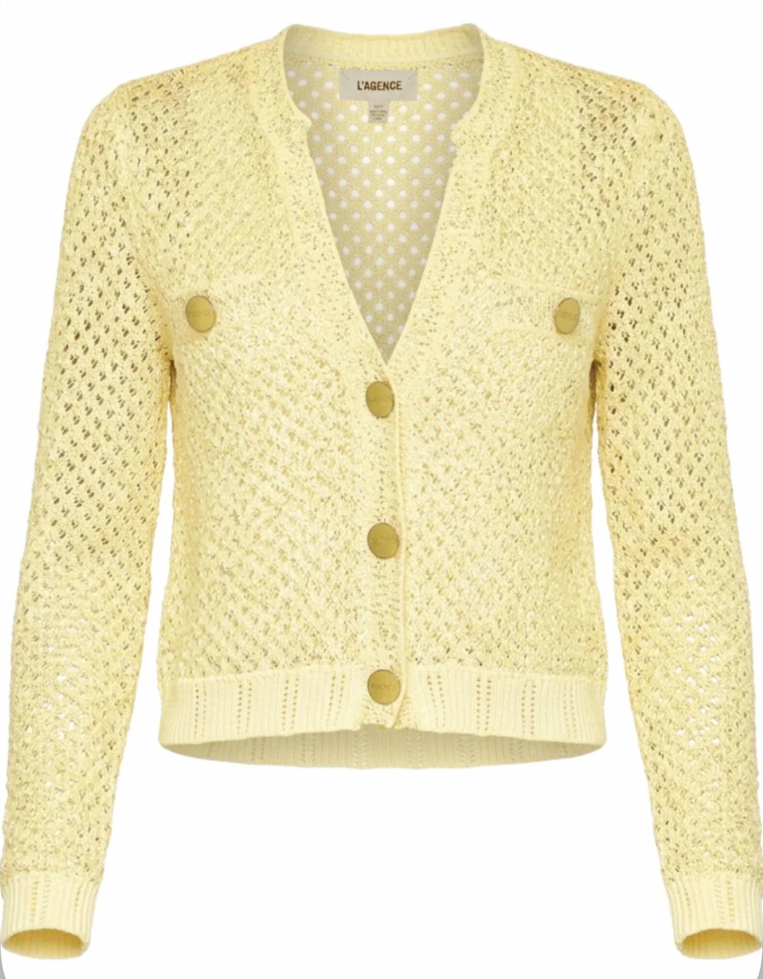 L'Agence - Blanca Sequin Cardigan