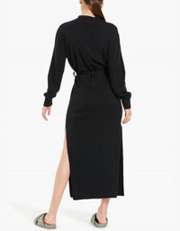 LIAM KNIT POLO MIDI DRESS