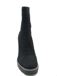 All Black - Women's Knit Stretch Boot