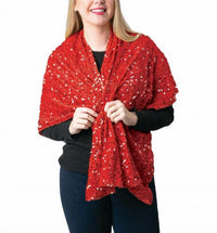 Top It Off - Krystal Sequins Keyhole Wraps