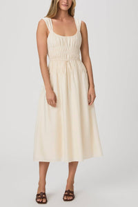 Paige Arpeggio Dress in oyster white - women's dress