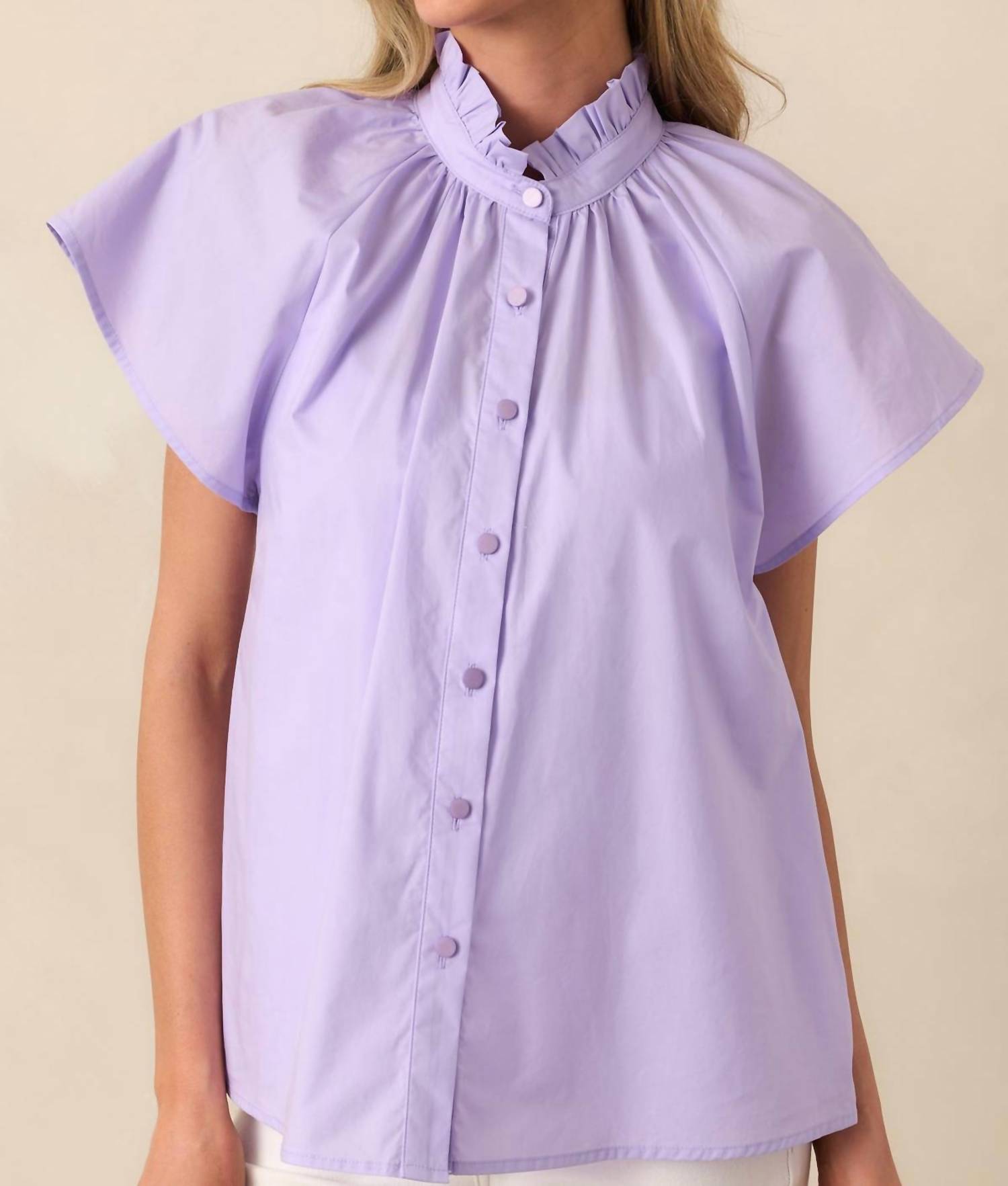 Prosperina - Florence Cotton Lilac Top