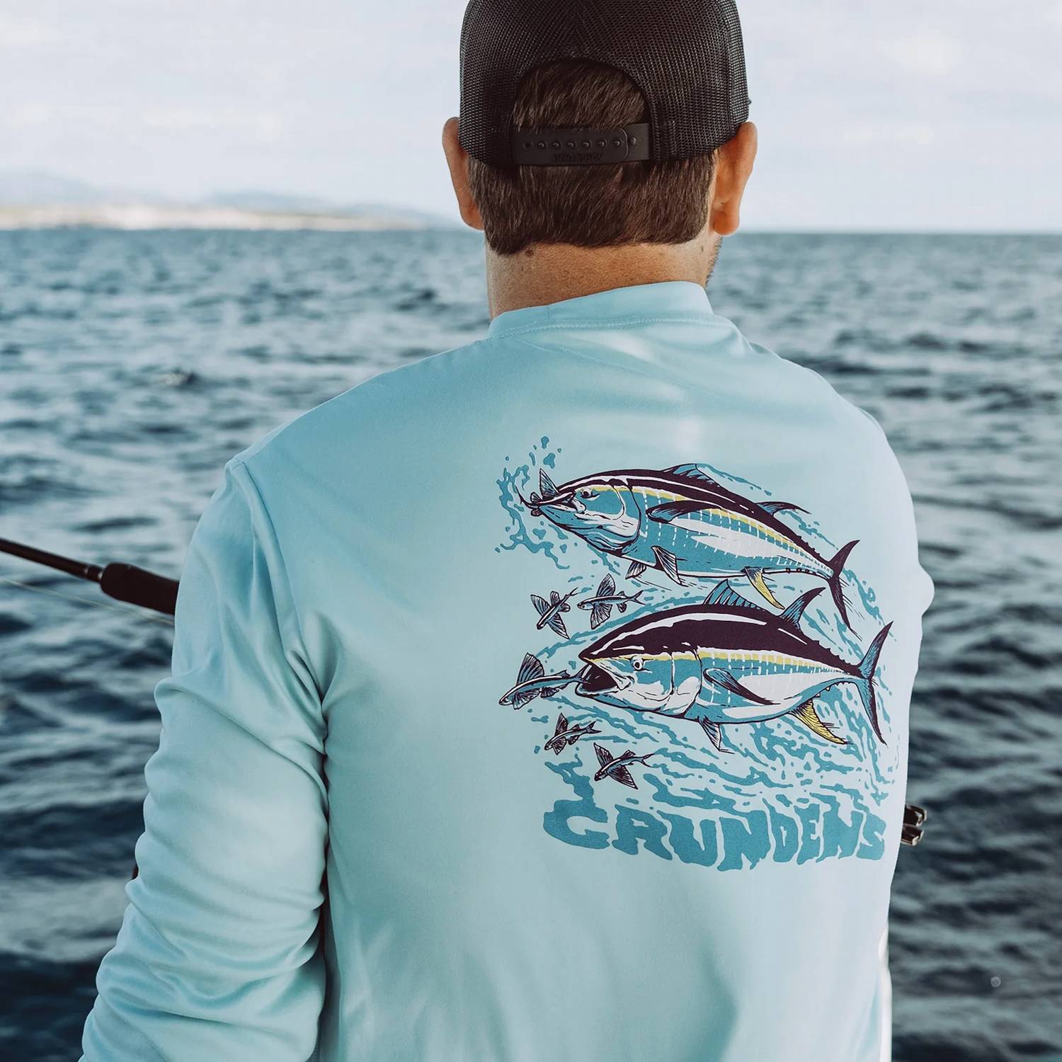 Grundens - Men's Twin Tuna Long Sleeve Tech Tee