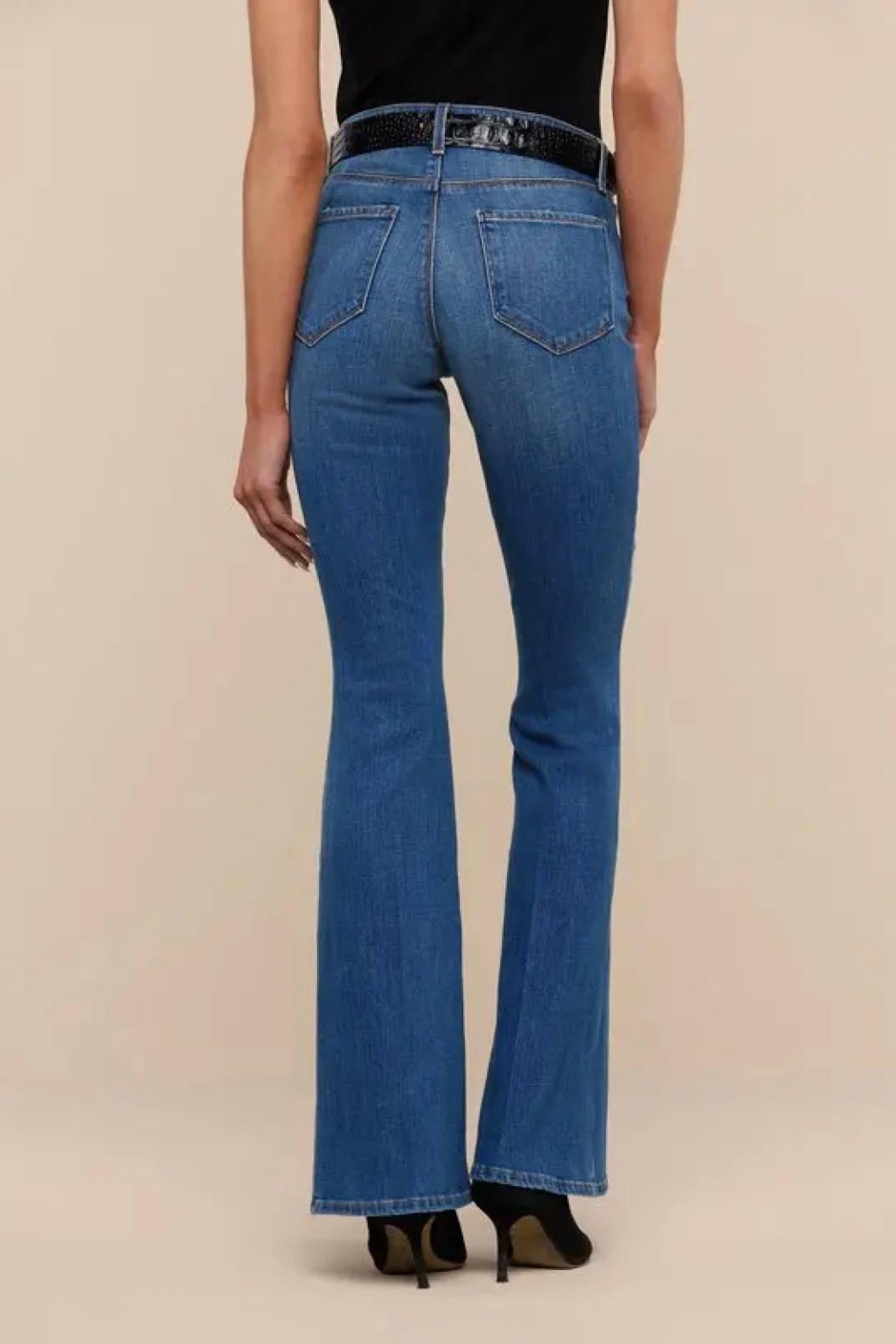 L'Agence - Bell High Rise Flare Jeans