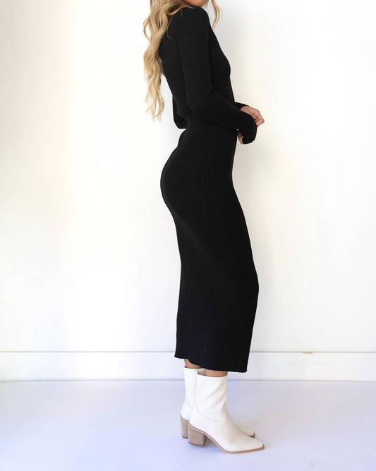 Astr - Glenda Sweater Midi Dress