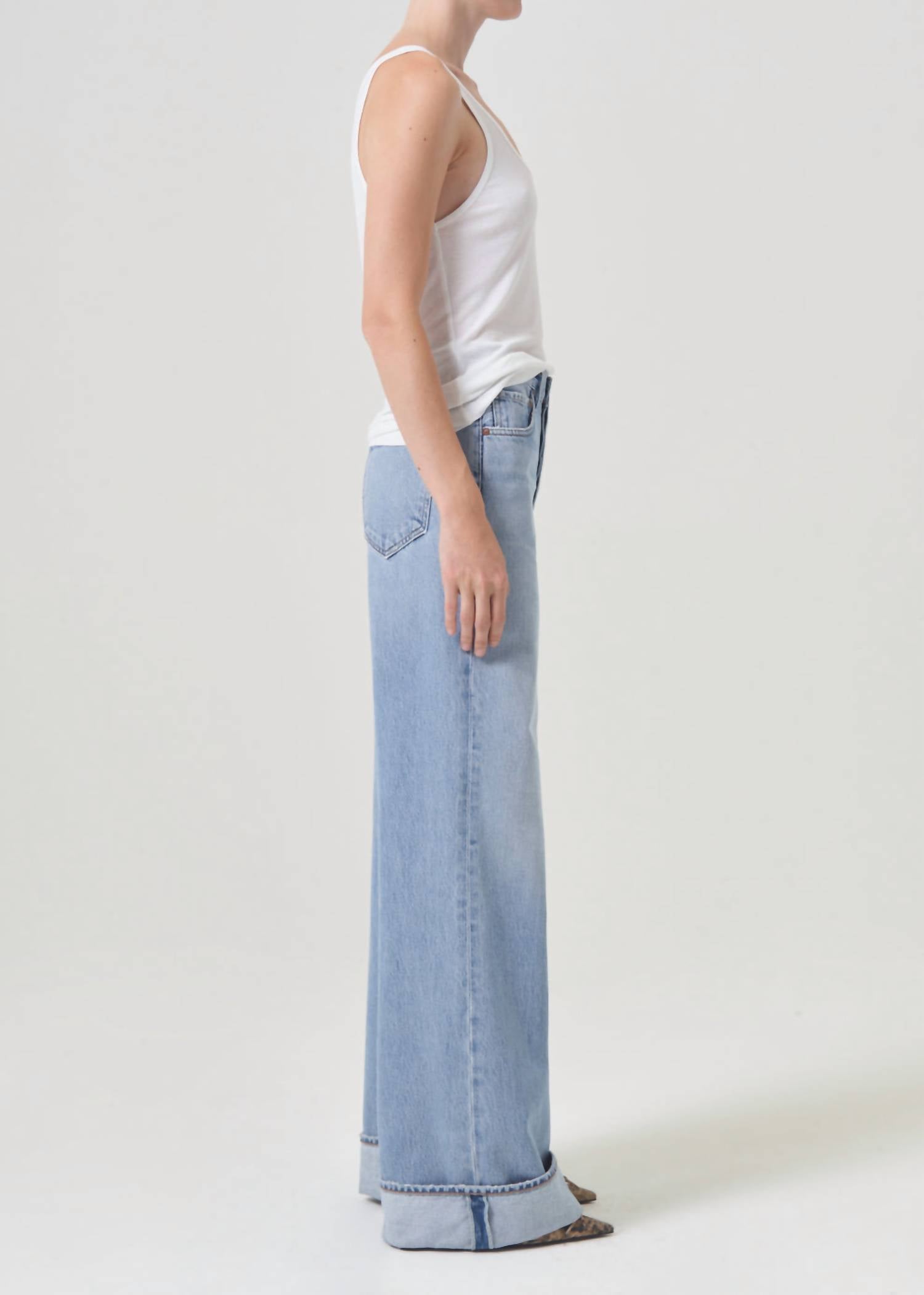 Agolde - Dame High Rise Wide Leg Jeans