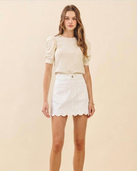 Tcec - Sweet Scallop Skirt