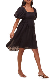 ASTR Bethel Dress in black - women's dress - detail view