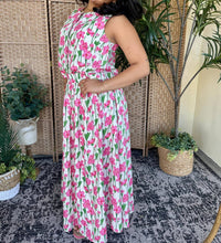 Polagram - Blooming Beauty Floral Top And Midi Skirt Set