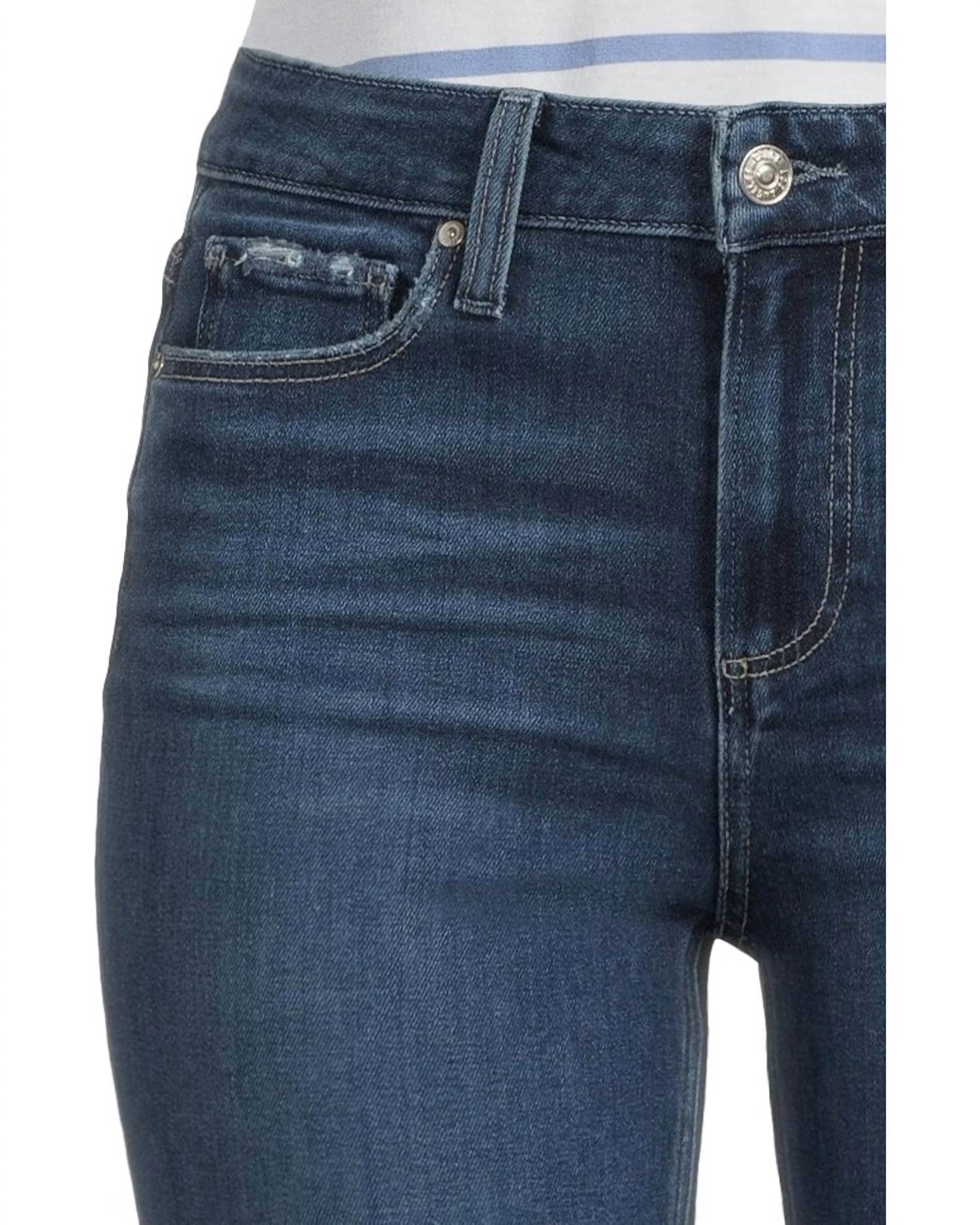 Paige - Cindy High Rise Straight Ankle Denim Jeans