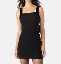 Steve Madden - Valerie Velvet Strap Bow Dress