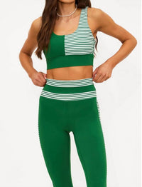 Beach Riot Carina Sports Bra in la palma stripe - women's intimate - alternate view