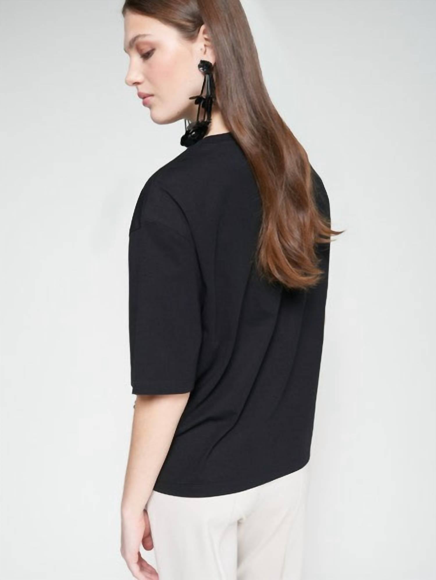 Vilagallo - Floral Sequins T-shirt