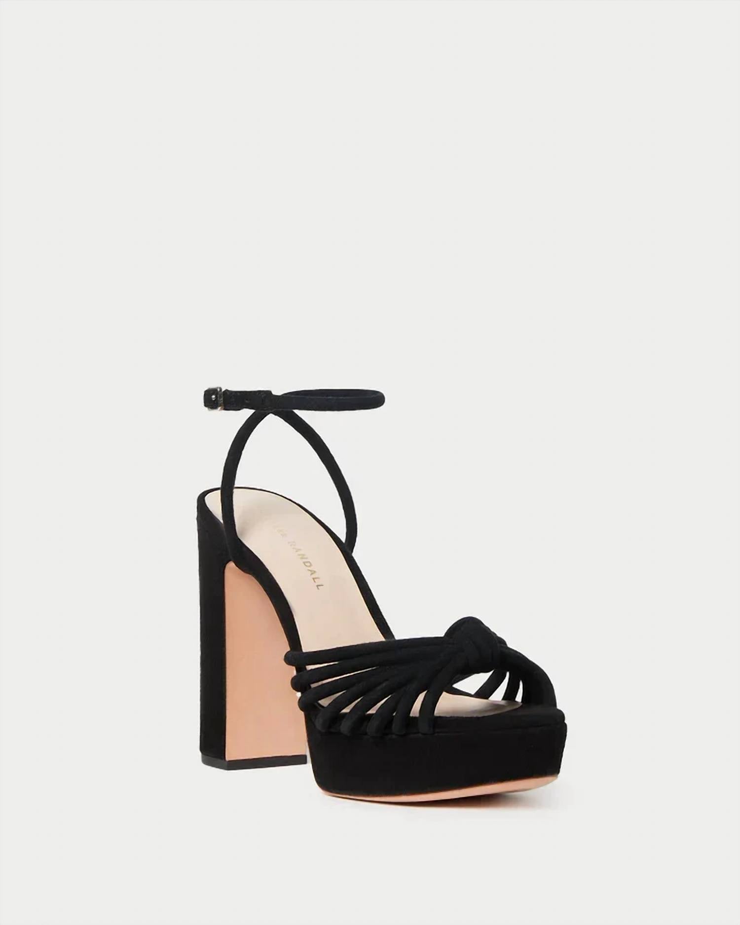 Loeffler Randall - Women's Rivka Leather Knot Platform Sandal