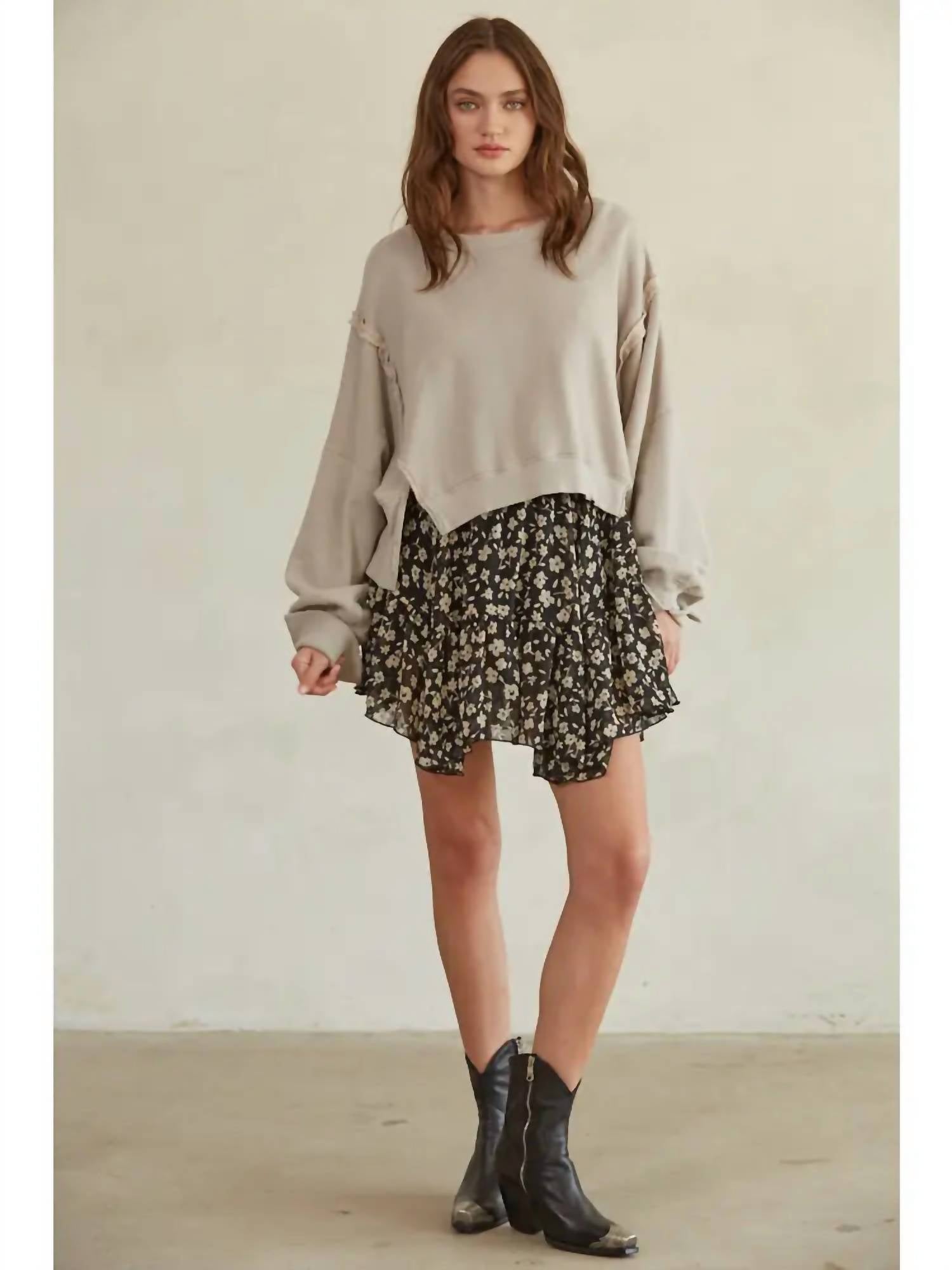 By Together - Elora Floral Skirt