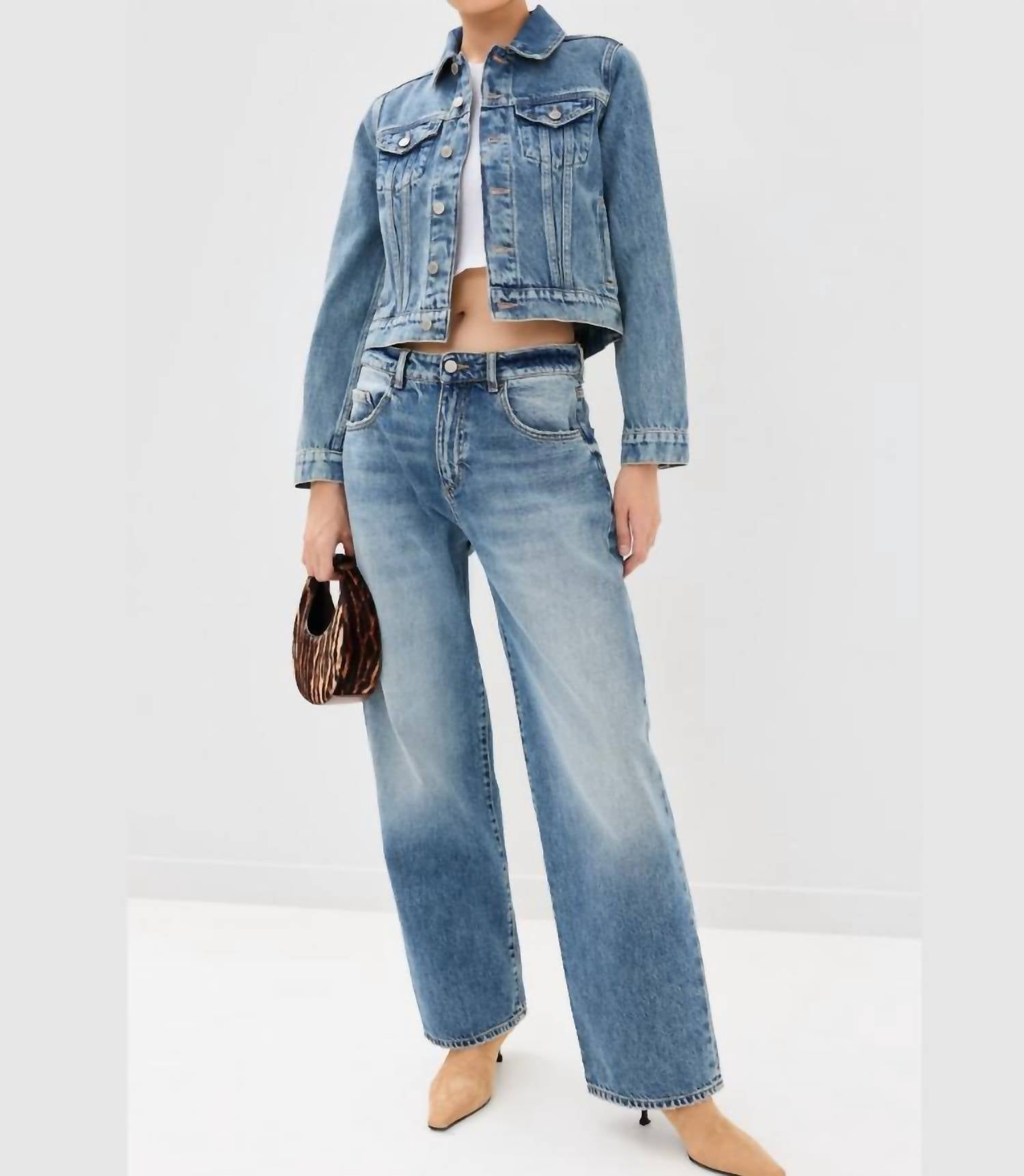 Good American - Shrunken Trucker Jacket