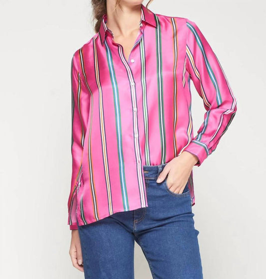 Vilagallo - Rosa Seda Print Blouse