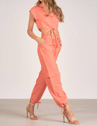 Elan - Sleeveless Button Top