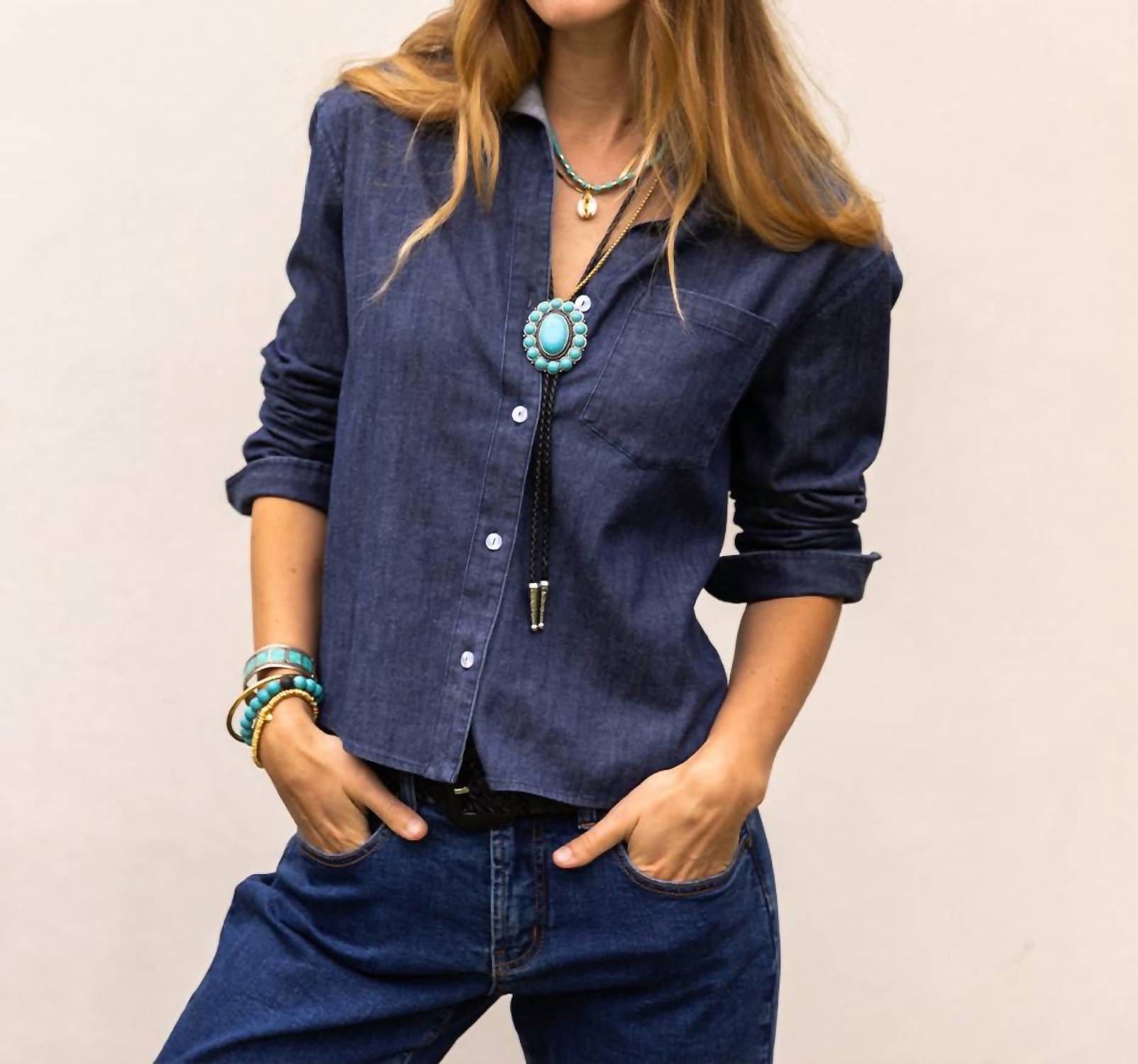 Carve Designs - Claire Twill Shirt