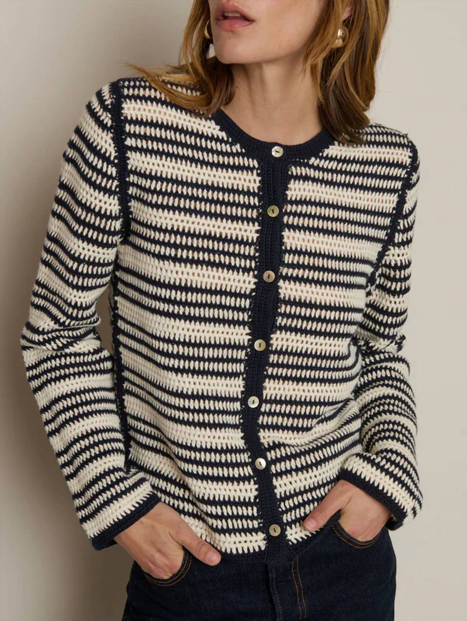 Nation Ltd - Courtney Crochet Cardigan